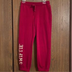 Taylor Swift Red “Swiftie” Sweatpants